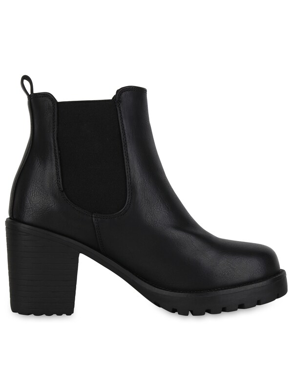 Van Hill Van Hill Chelsea Boots 'Bella' in Schwarz Lagerräumung