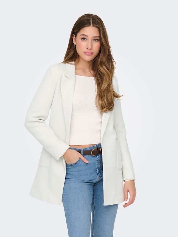 ONLY ONLY Blazer 'ONLBaker-Linea' in Hellgrau Kauf eins, bekomm eins gratis