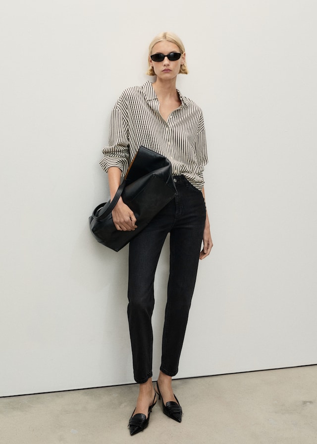 Mango Comfort-Jeans mit hohem Bund Newmom Tiefpreis