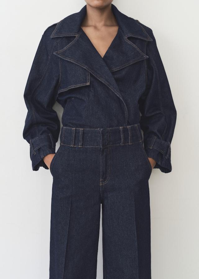 Mango High-Waist-Jeans mit weitem Bein Bis zu 50% Rabatt