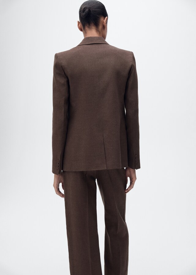 Mango Anzugjacke aus 100 % Leinen zollfrei