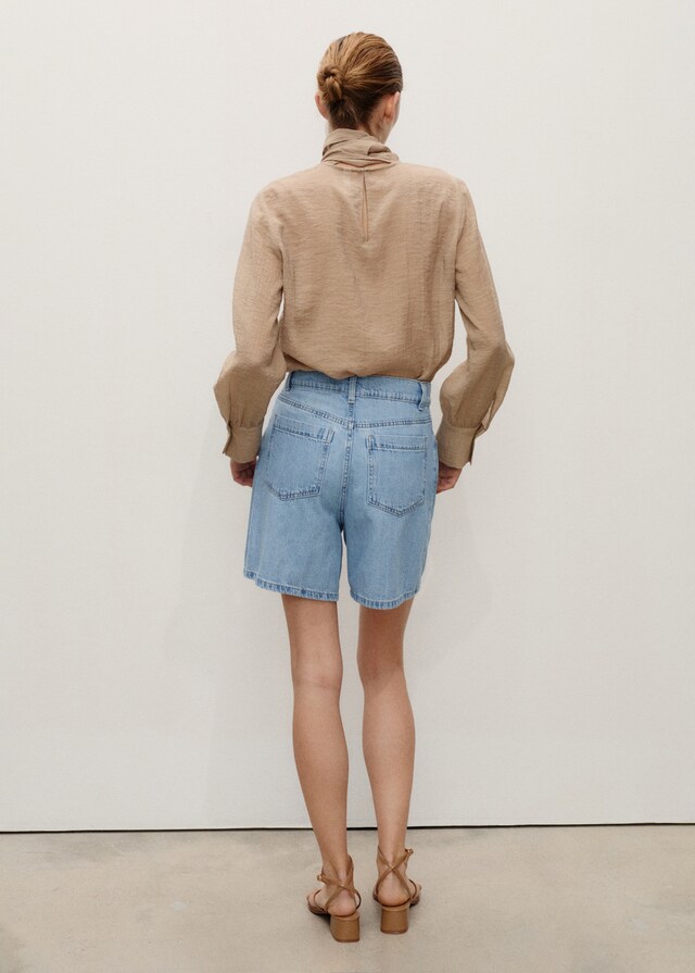 Mango Gerade Shorts mit Abnäher-Details Zeitlich begrenztes Angebot