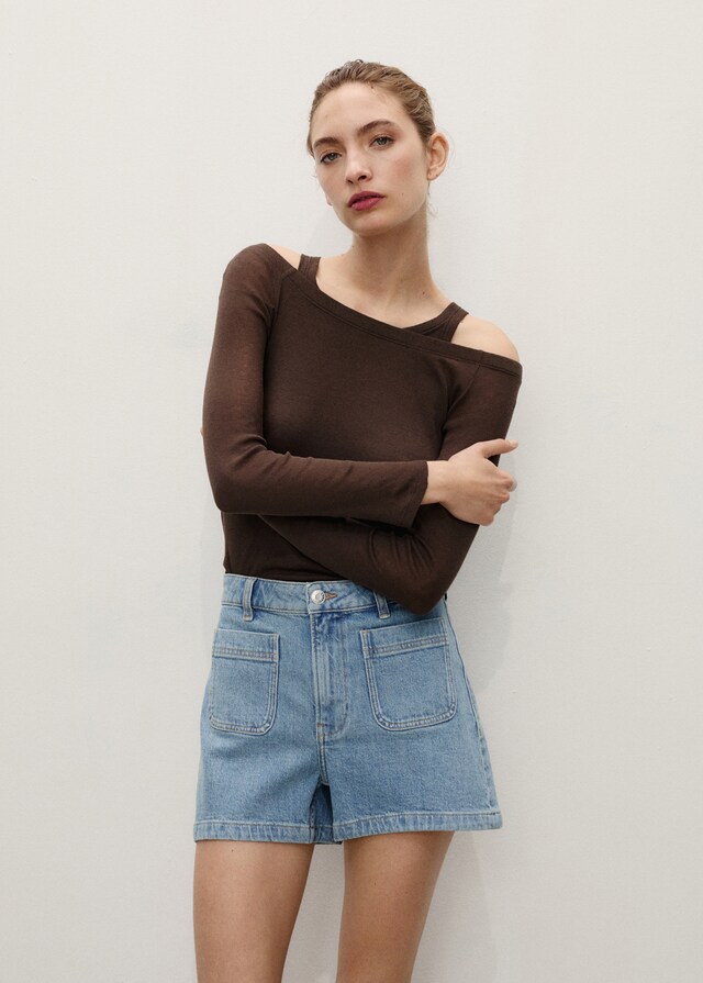 Mango Jeans-Shorts mit Taschen Bestseller
