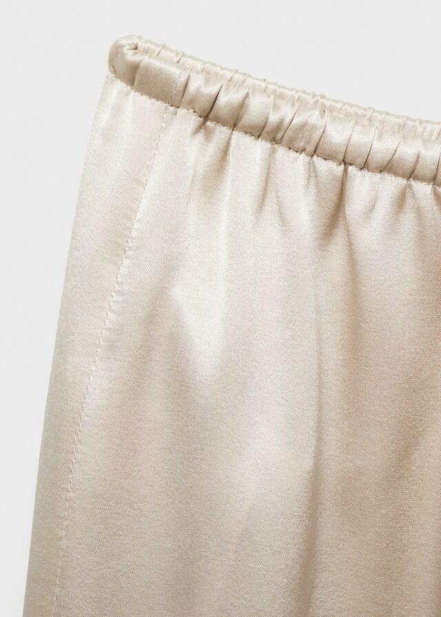Mango Pyjamahose aus Seide Wochenangebot
