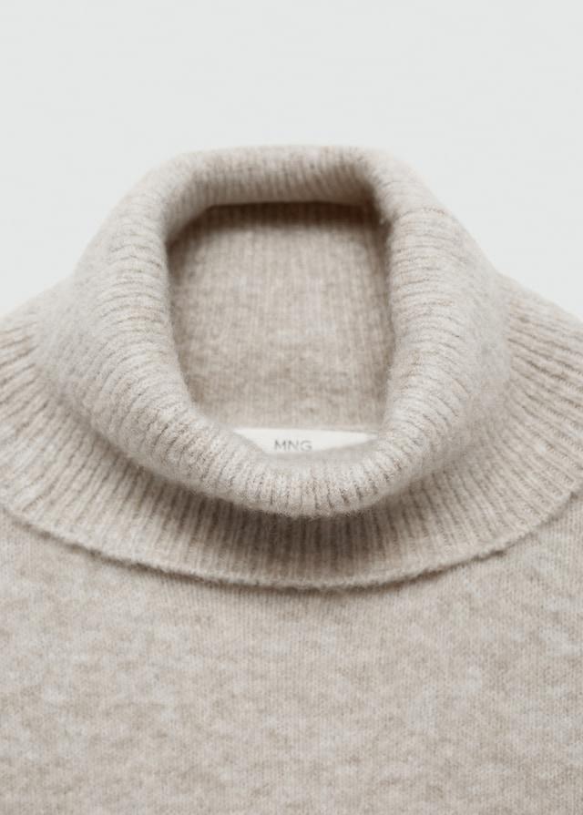 Mango Strickpullover mit Rollkragen Kostenlose Rückgabe