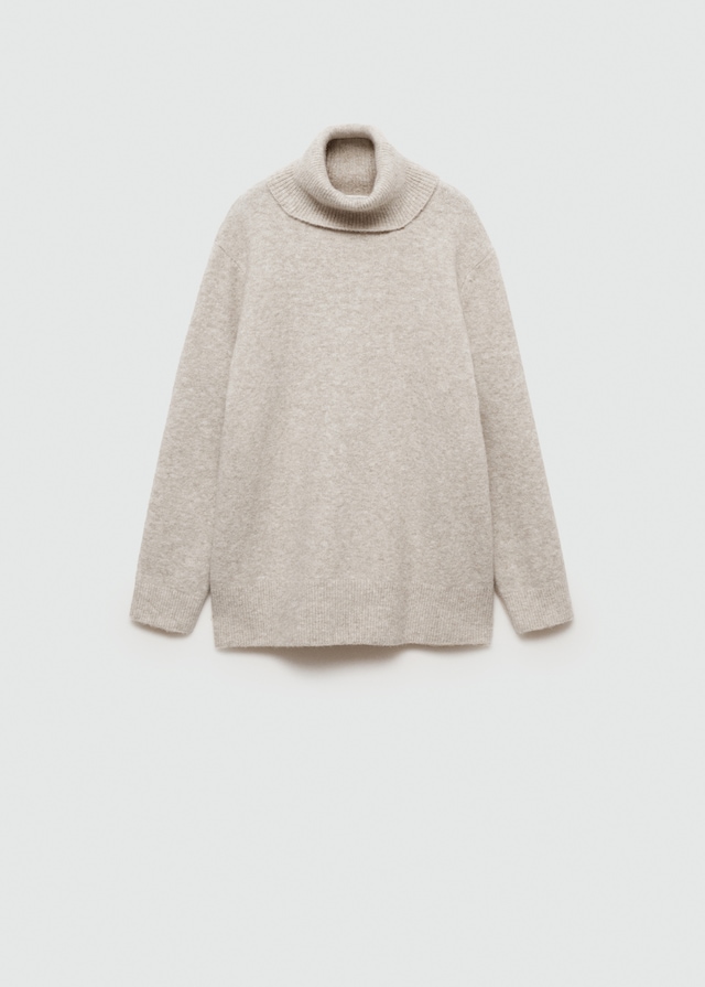 Mango Strickpullover mit Rollkragen Kostenlose Rückgabe