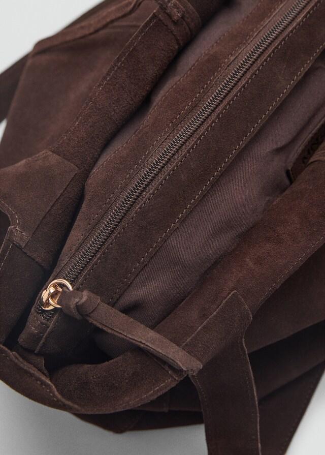 Mango Shopper-Bag aus Rauleder Nur für heute