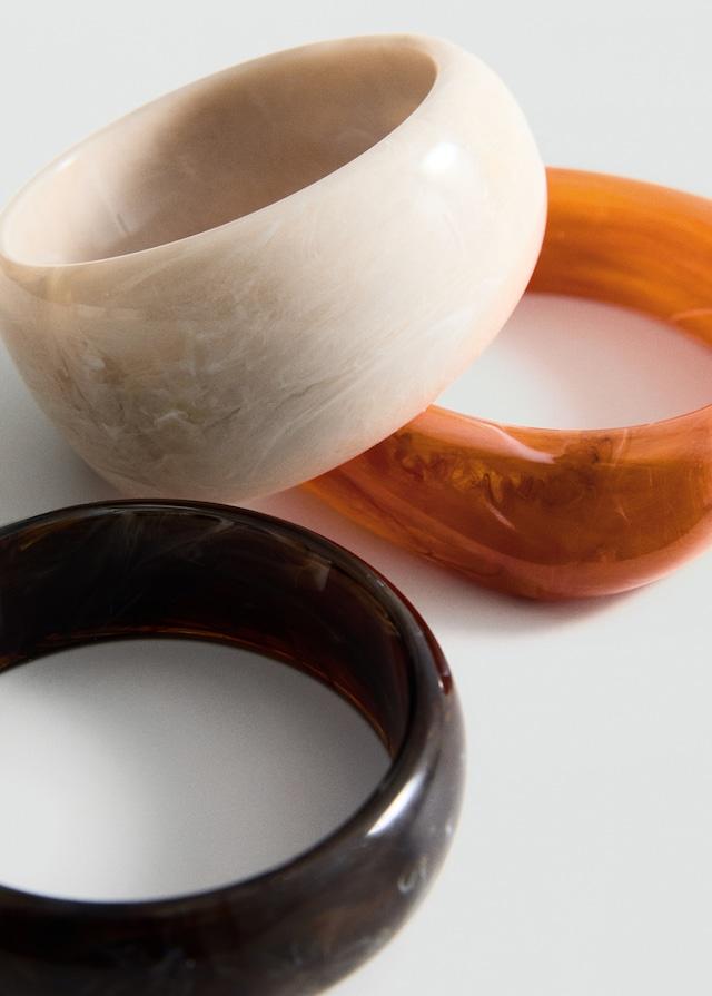 Mango 3er-Set mit kombinierten Armbändern Black Friday Preise