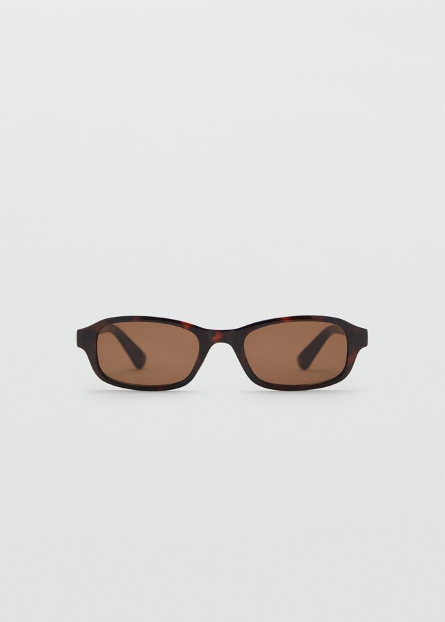 Mango Sonnenbrille mit rechteckigem Brillengestell Top Angebot