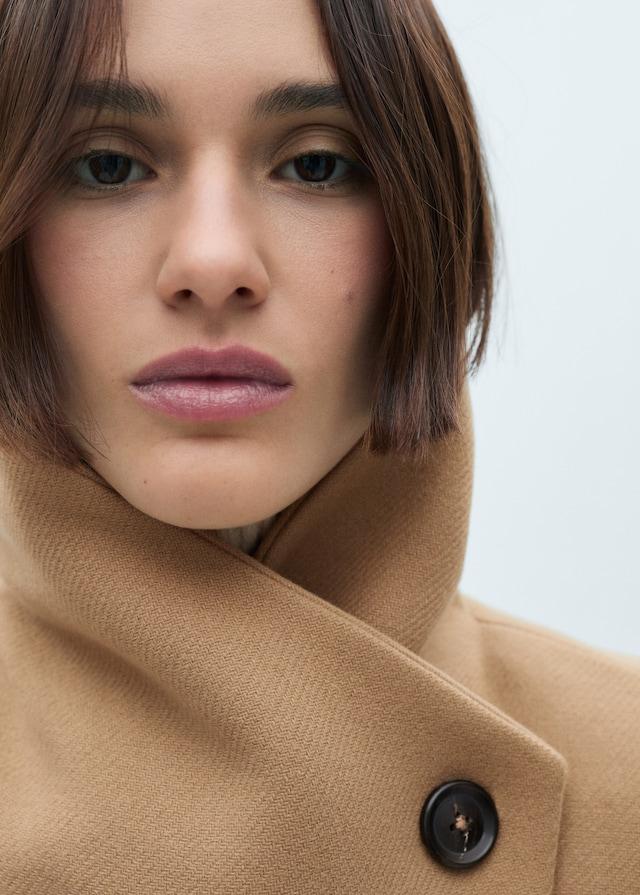 Mango Mantel aus Manteco-Wolle mit Gürtel Bis zu 65% Rabatt