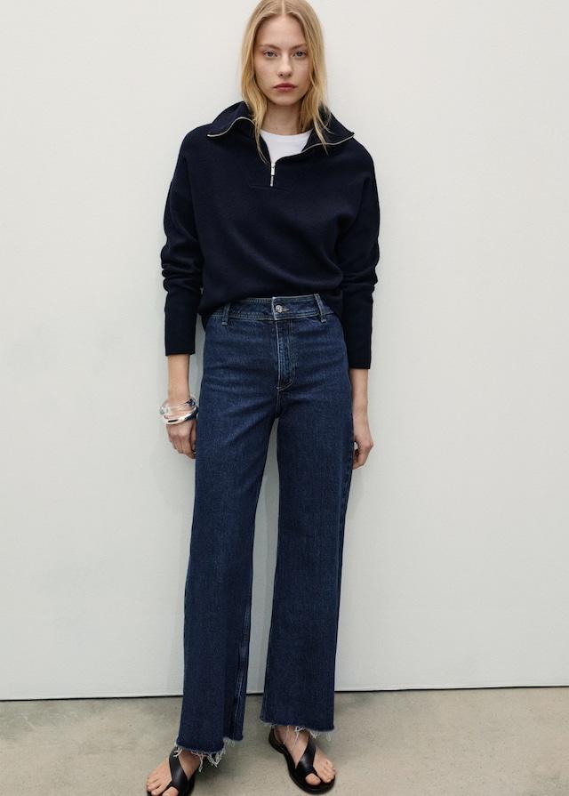 Mango Culotte-Jeans mit hohem Bund Catherin Clearance-Verkauf