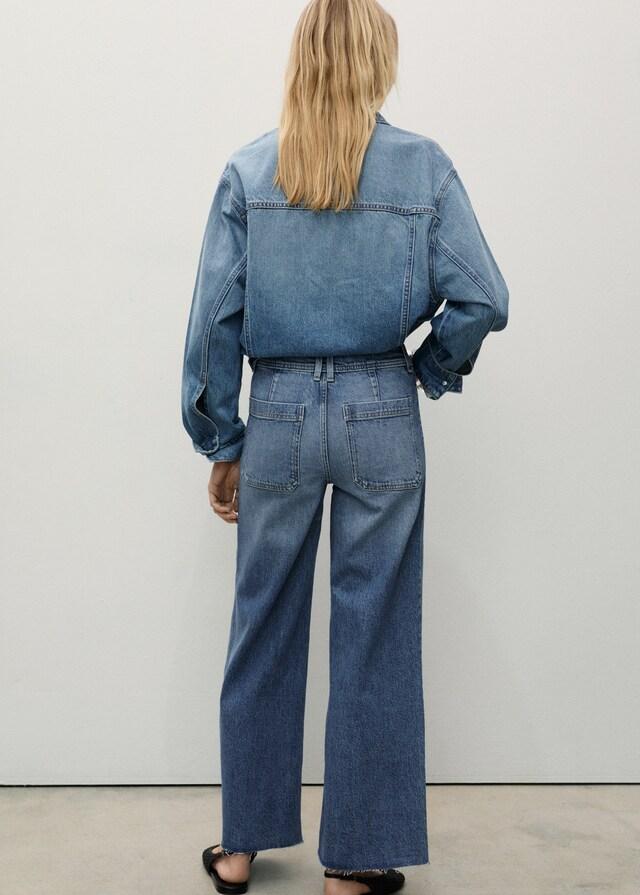 Mango Culotte-Jeans mit hohem Bund Catherin Fabrikladen