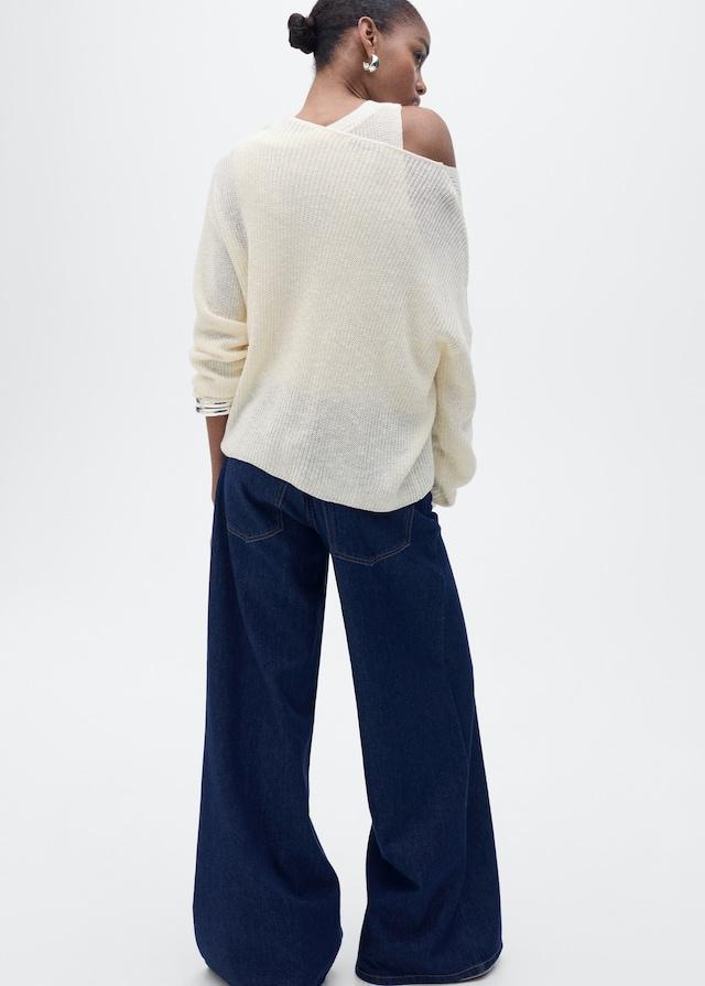 Mango Strickpullover mit V-Ausschnitt 50% Rabatt für begrenzte Zeit