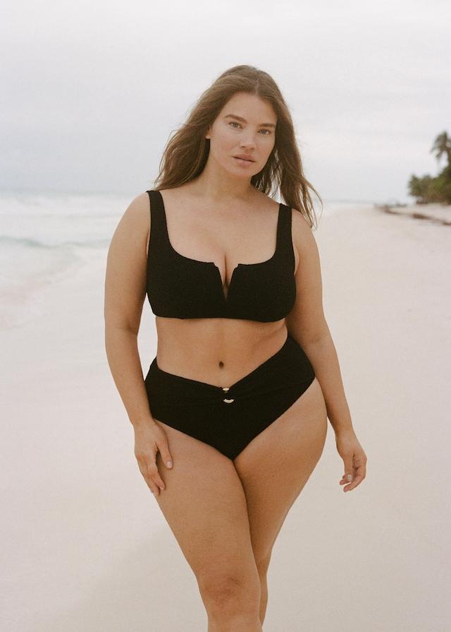 Mango Bikini-Top mit Frottee-Effekt Saisonale Angebote