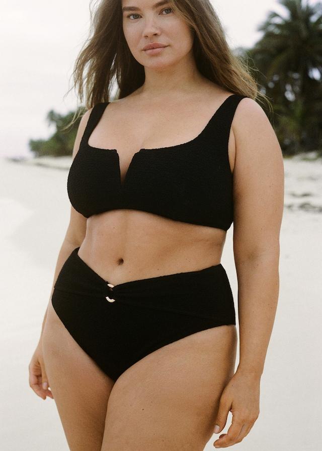 Mango Bikini-Top mit Frottee-Effekt Saisonale Angebote