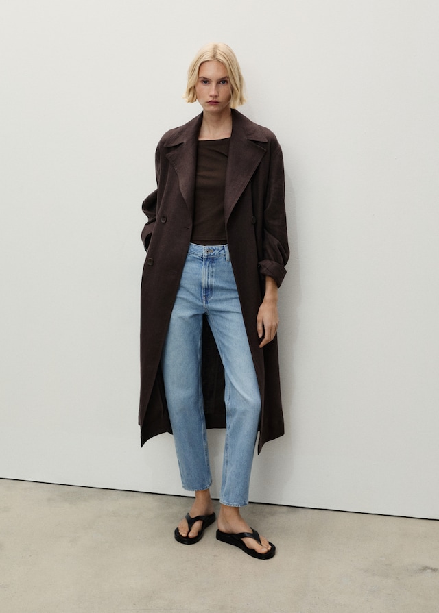 Mango Mom-Jeans mit hohem Bund Mom2000 Tägliche Deals