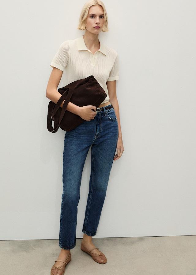 Mango Mom-Jeans mit hohem Bund Mom2000 Sonderangebote