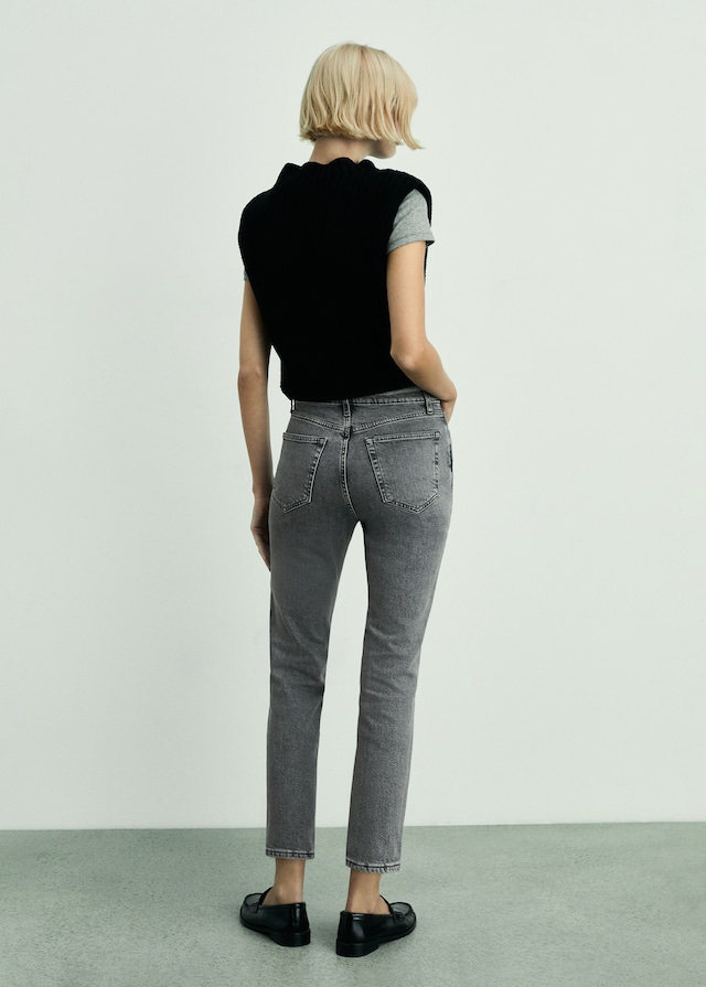 Mango Slim-Jeans in Cropped-Länge Claudia VIP-Rabatte
