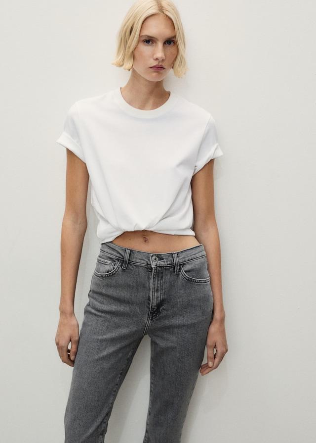 Mango Slim-Jeans in Cropped-Länge Claudia VIP-Rabatte