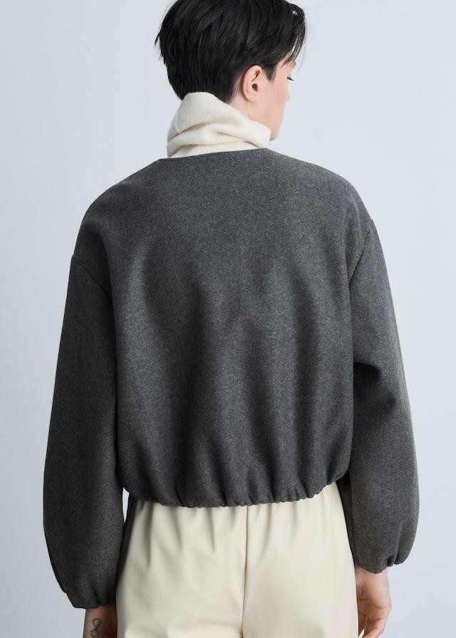 Mango Bomberjacke mit gerafften Details Tiefpreis