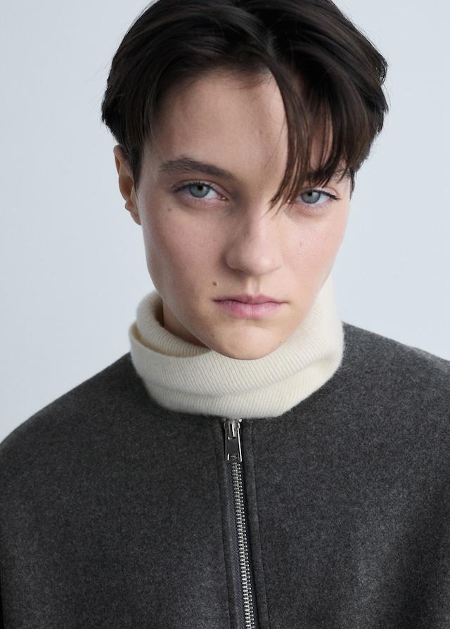Mango Bomberjacke mit gerafften Details Tiefpreis