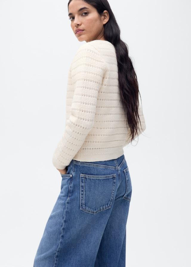 Mango Strickjacke mit Ajour-Details Wochenangebot