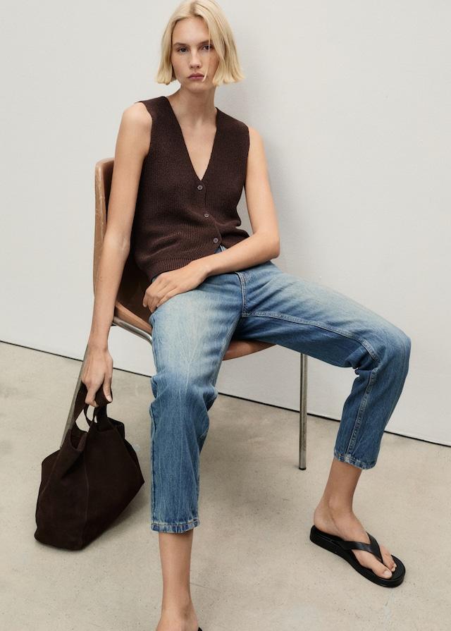Mango Mom-Jeans mit hohem Bund Mom2000 Letzter Tag