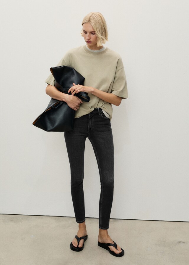 Mango Skinny-Jeans mit mit mittlerer Bundhöhe Bis zu 60% Rabatt