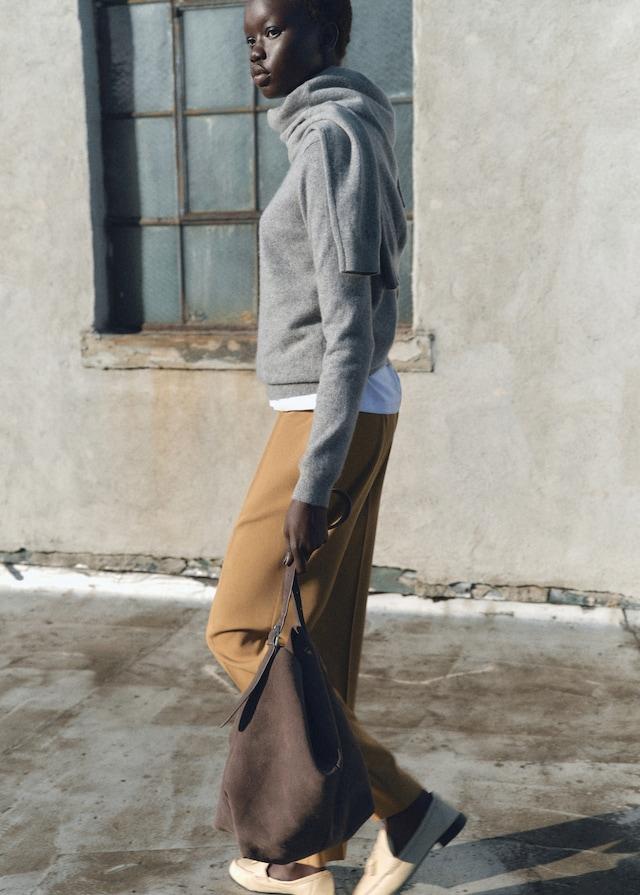Mango Gerade Bundfaltenhose Super Rabatt