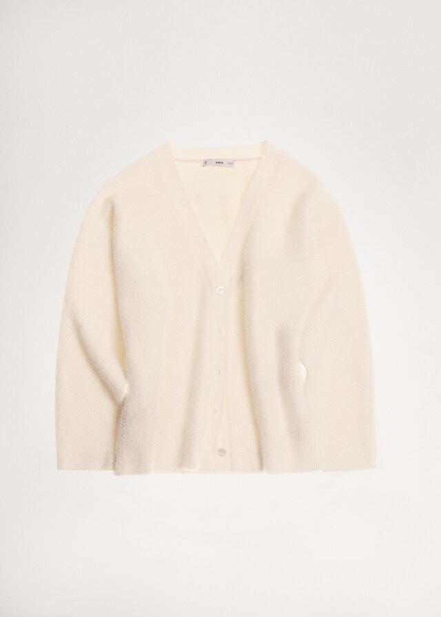 Mango Strickcardigan mit Fell-Effekt Angebote