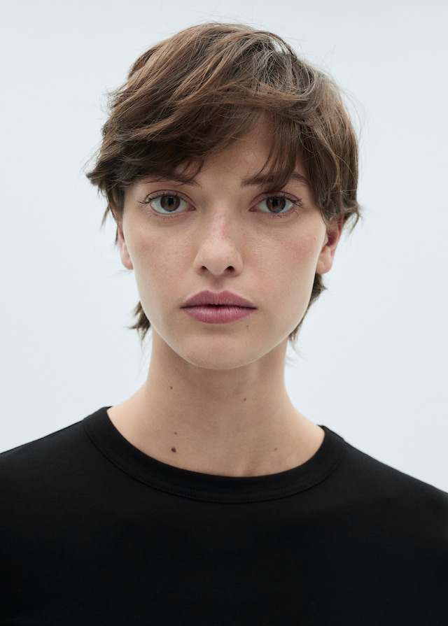 Mango Tailliertes Langarm-T-Shirt Cyber Monday