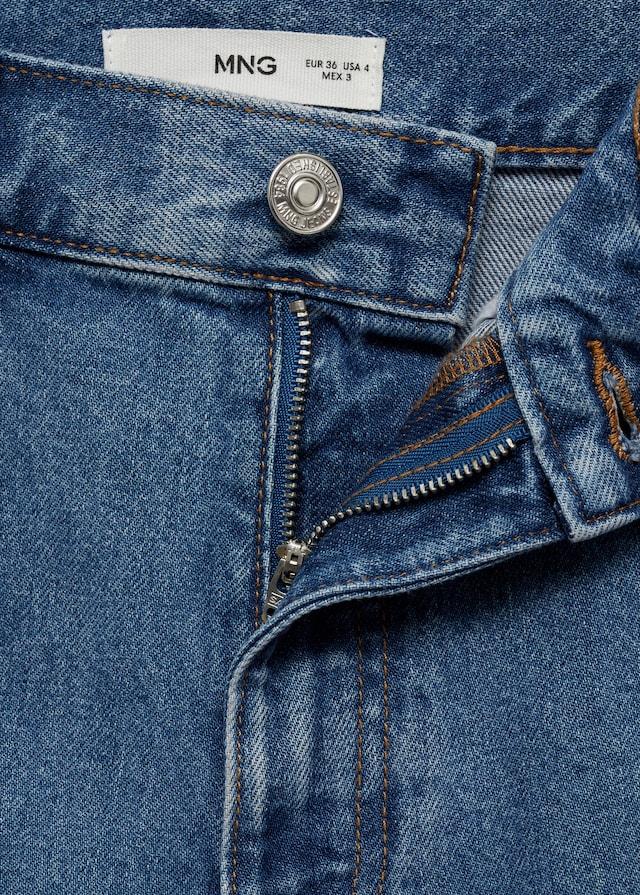 Mango Jeans-Shorts mit hoher Taille Osterangebot
