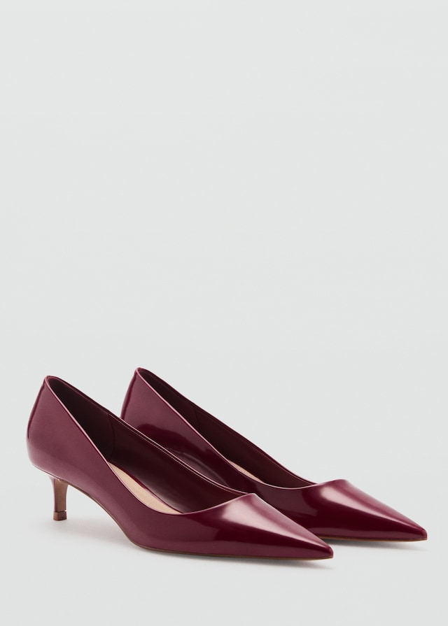 Mango Kitten-Schuh mit Lackeffekt Riesige Ersparnisse