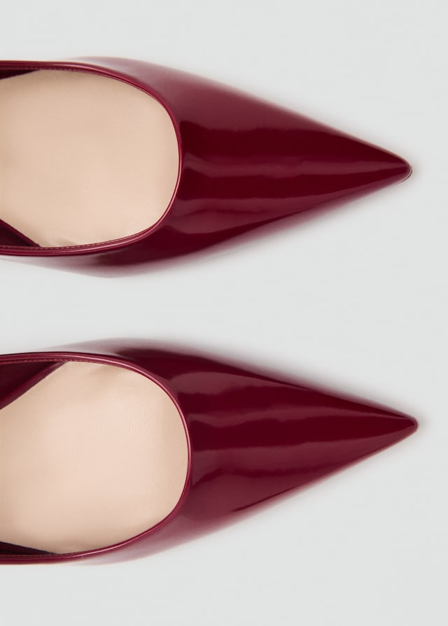 Mango Kitten-Schuh mit Lackeffekt Riesige Ersparnisse