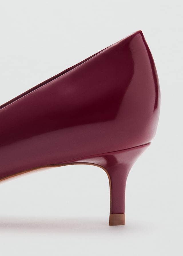 Mango Kitten-Schuh mit Lackeffekt Riesige Ersparnisse