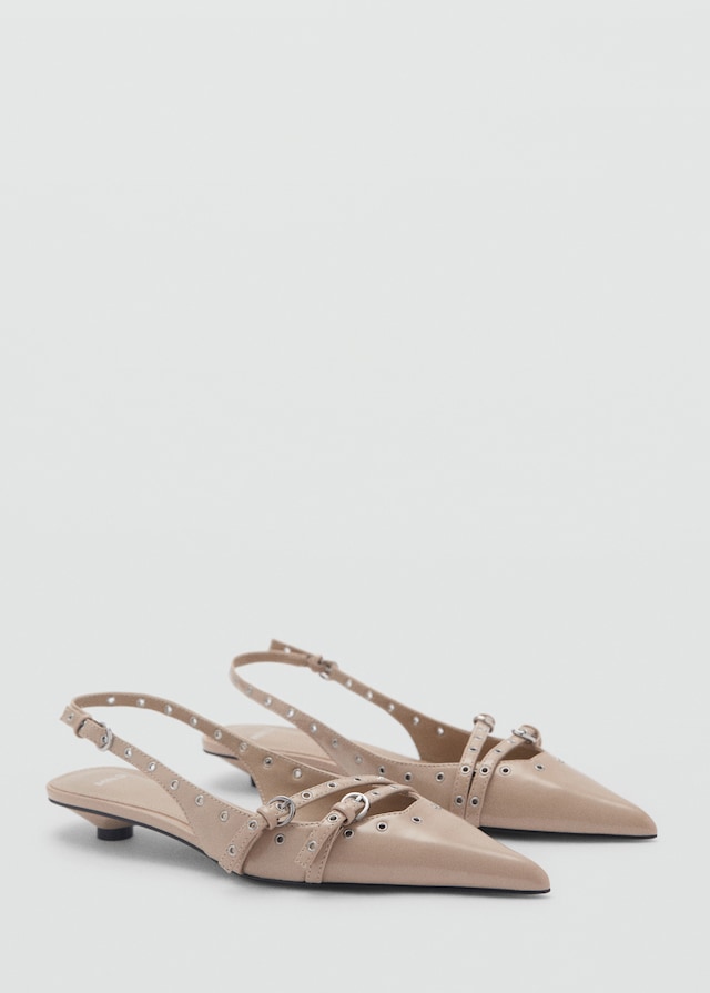 Mango Gestanzte Kitten-Heels VIP-Rabatte