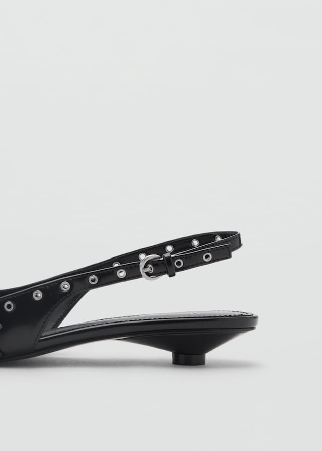 Mango Gestanzte Kitten-Heels Tiefpreis