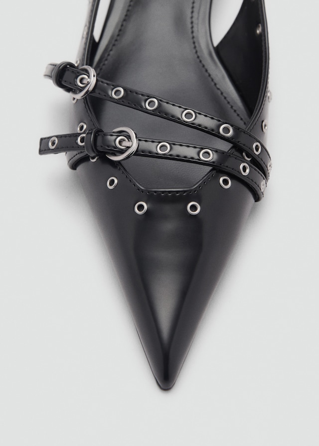 Mango Gestanzte Kitten-Heels Tiefpreis