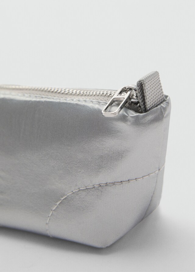 Mango Zip-Geldbörse mit Logo Letzte 2 Tage
