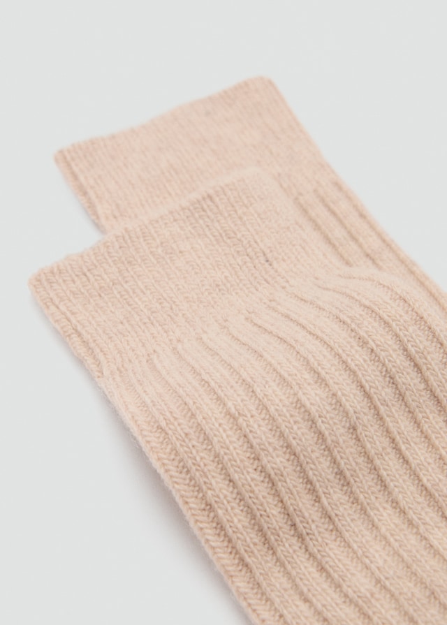Mango Socken mit Rippmuster Fabrikladen