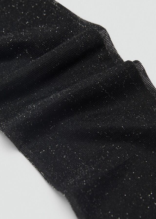 Mango Strumpfhose mit Lurex-Detail zollfrei