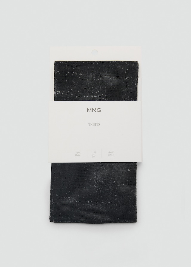 Mango Strumpfhose mit Lurex-Detail zollfrei