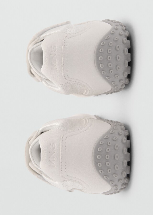 Mango Canvas-Sneakers mit Leder Online