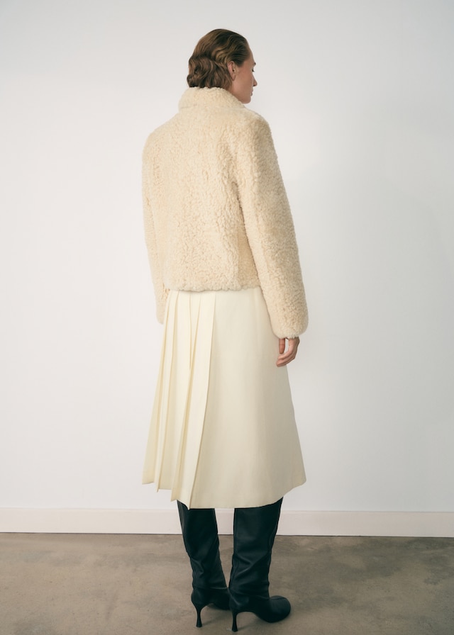 Mango Schafsfellmantel Angebote