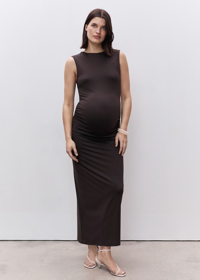 Mango Langes rückenfreies Kleid Hotsell