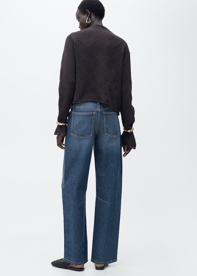 Mango Balloon-Jeans mit hoher Bundhöhe Großer Ausverkauf