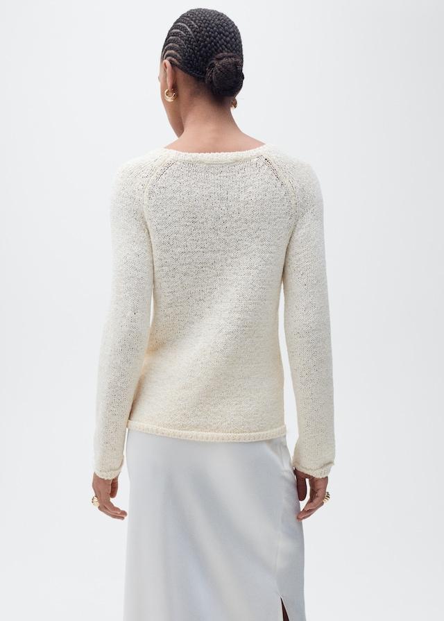 Mango Häkelpullover mit Rundhals Exklusivangebot