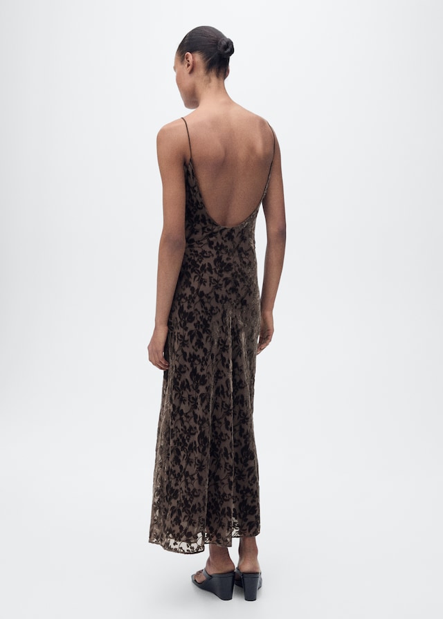 Mango Jaquard-Kleid mit Blumendessin Wochenangebot
