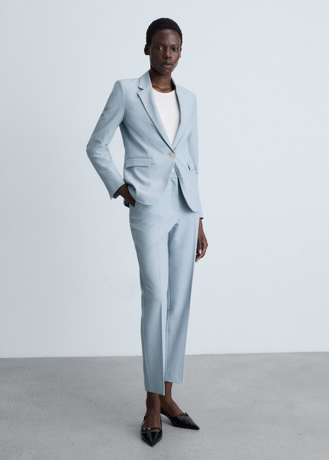 Mango Taillierter Anzugblazer Bis zu 65% Rabatt