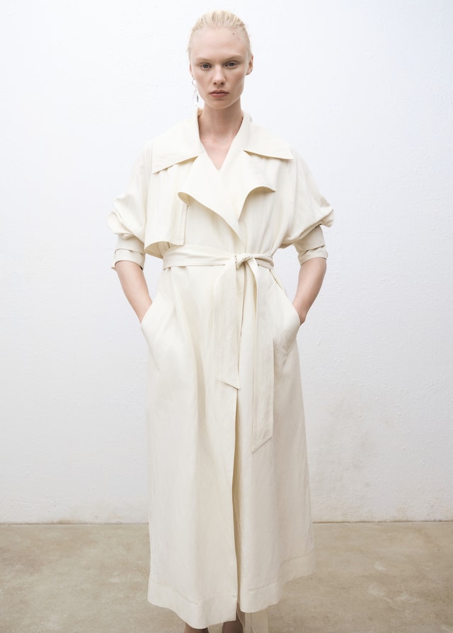Mango Oversized-Trenchcoat mit Reverskragen Nur noch ein Tag übrig